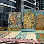 Histoire de Tel Aviv-Yafo en mosaïque by Gutman. פסיפס של גוטמן ברוטשילד